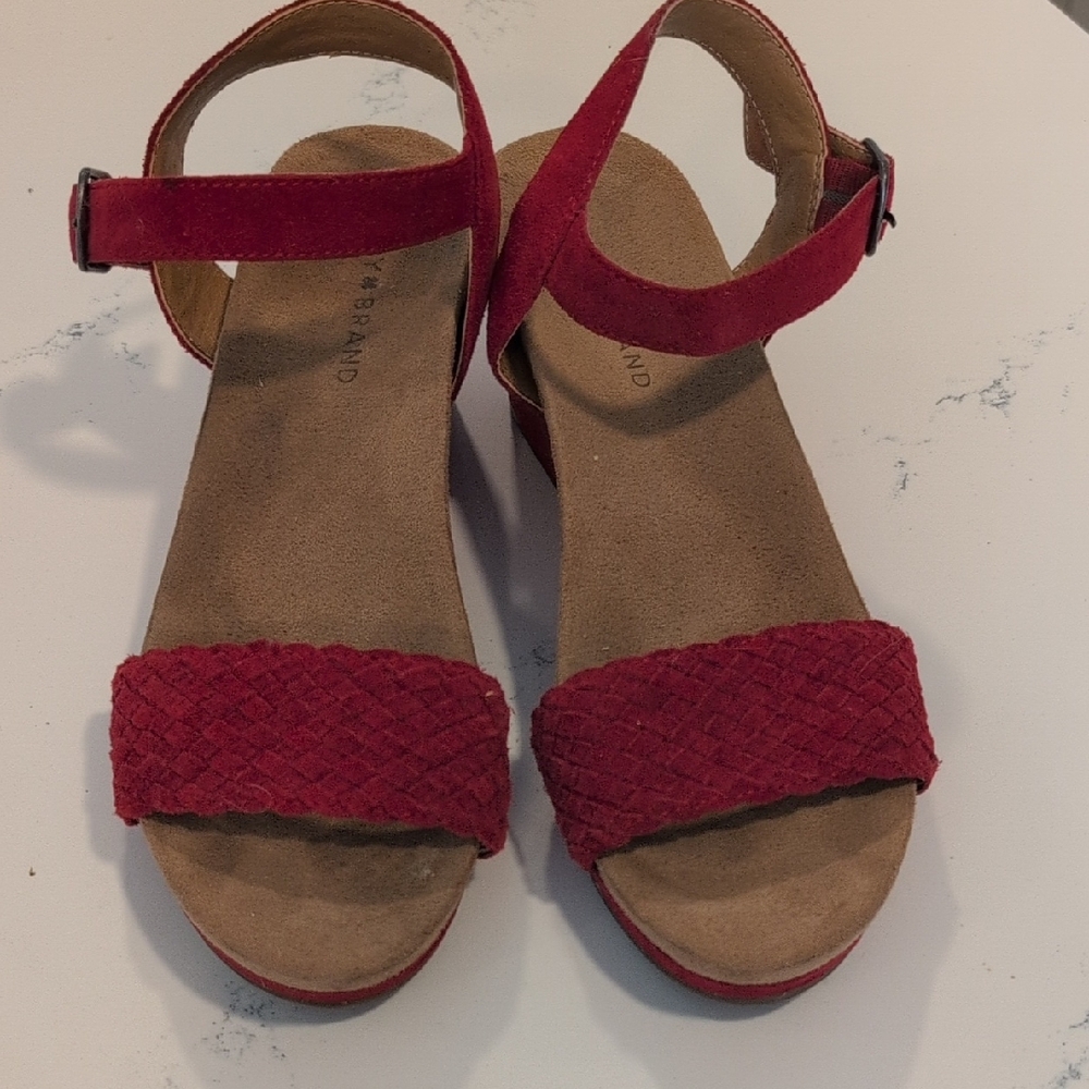 Lucky Brand Red Sandals